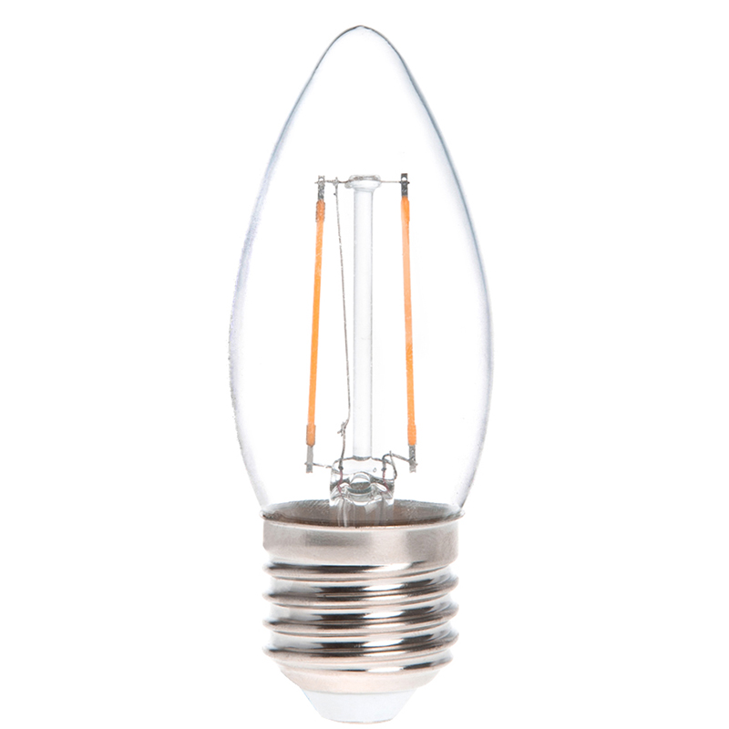 B11 E26/E27 2W LED Vintage Antique Filament Light Bulb, 25W Equivalent, 4-Pack, AC100-130V or 220-240V B11 E26/E27 2W LED Vintage Antique Filament Light Bulb, 25W Equivalent, 4-Pack, AC100-130V or 220-240V